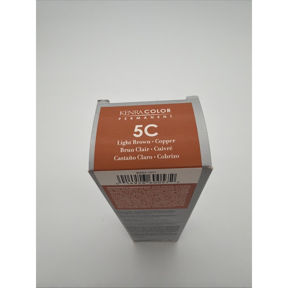 Kenra Permanent Hair Color 3 oz - 5C Light Brown Copper‎ NEW